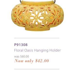 Floral Oasis Hanging Lantern from PartyLite